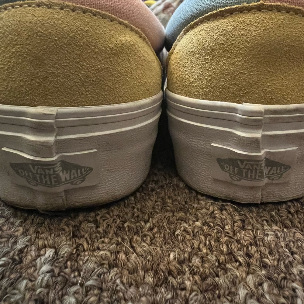 Pastel Color Block Vans - image 8